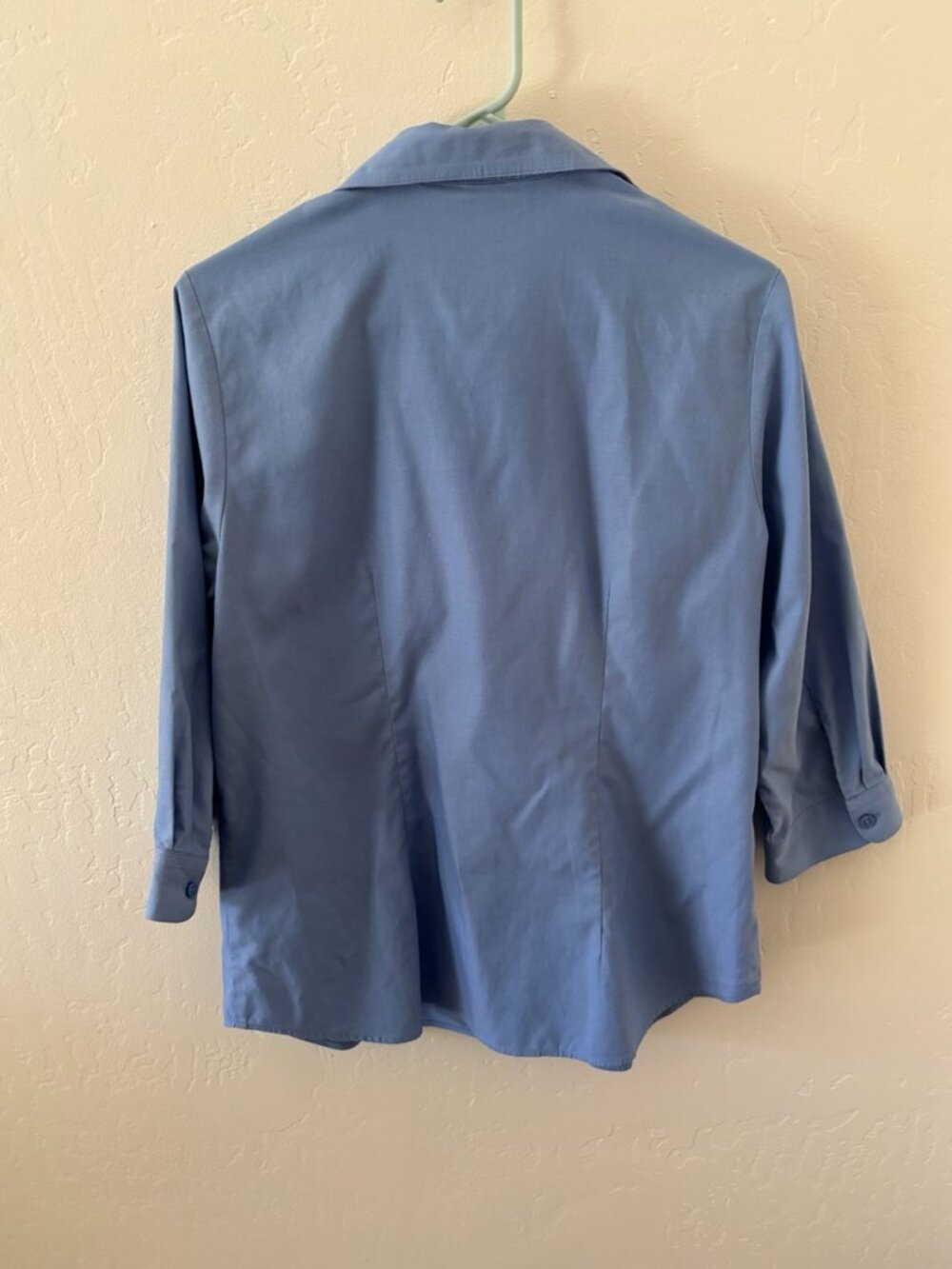 Blue Button Up - Picture 2 of 3